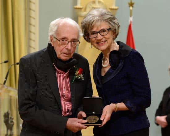 Marcel barbeau receive officielly Governor General Award in visual Arts